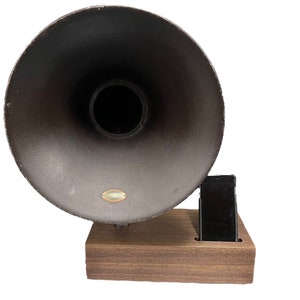 Acoustic Speaker, iPhone Speaker, Atwater Kent Speaker, Wireless Speaker, iPhone Amplifier, iPhone Amp, iPhone Stand, iPhone Dock, 03292401 image 2