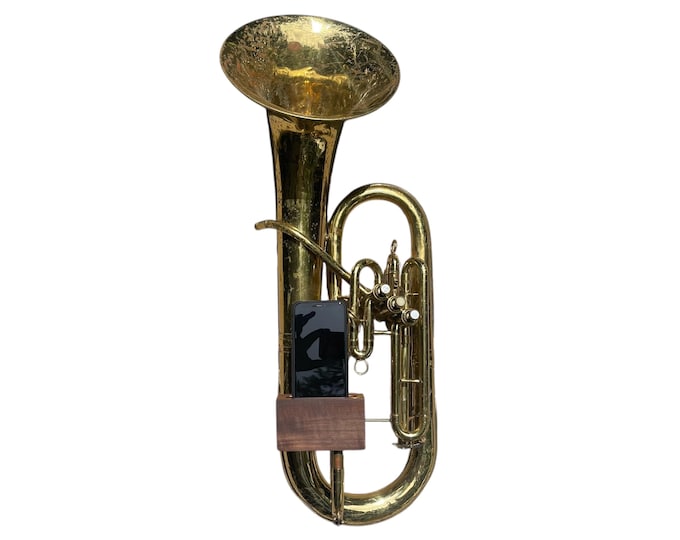 Wall Hanging Baritone Phone Amplifier, Acoustic iPhone Speaker