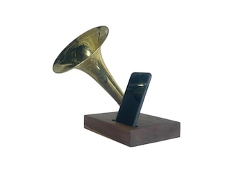 Trombone Phone Amplifier, Acoustic iPhone Speaker