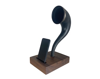 Antique Gramophone Phone Speaker, Acoustic Phone Amplifier