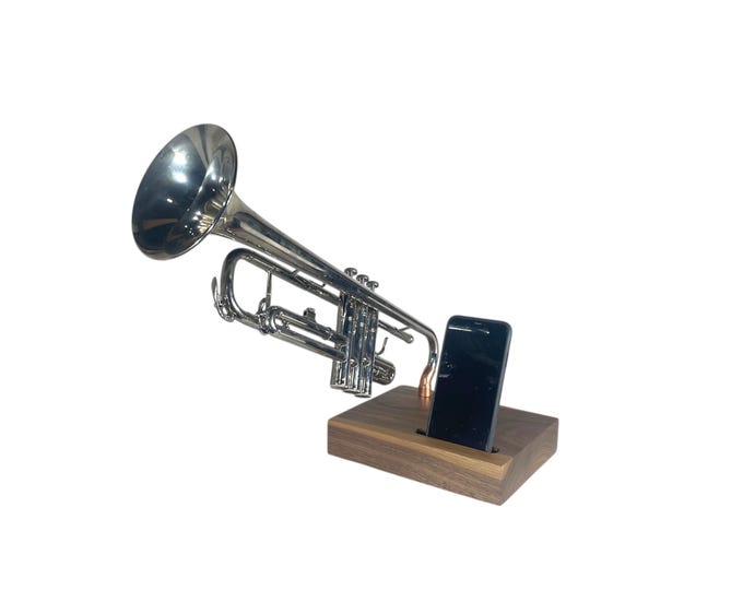 Trumpet Phone Amplifier, Acoustic iPhone Speaker