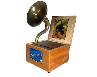 Amplificador de teléfono Acid by Drew Estate Cigar Box, altavoz acústico para iPhone S2