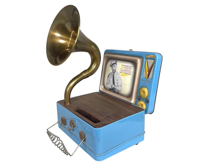 1999 The Andy Griffith Show LunchBox Phone Amplifier, Acoustic iPhone Speaker, Lunch Box Speaker S15