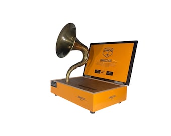 Camacho Cigar Box Phone Amplifier, Acoustic iPhone Speaker S12