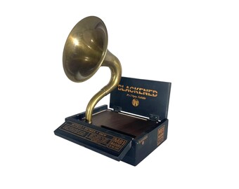 Amplificador de teléfono M81 Maduro Cigar Box, altavoz acústico para iPhone, ennegrecido por Drew Estates S1
