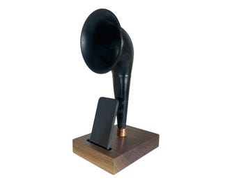 Antique Gramophone Phone Speaker, Acoustic Phone Amplifier