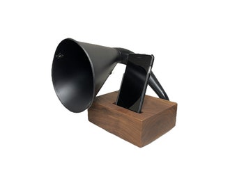 Acoustic Speaker, iPhone Speaker, Phonograph Speaker, Wireless Speaker, iPhone Amplifier, Phone Speaker, iPhone Stand, iPhone Dock, 03292403