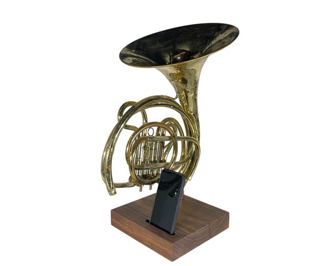 French Horn Phone Amplifier, Acoustic iPhone Speaker