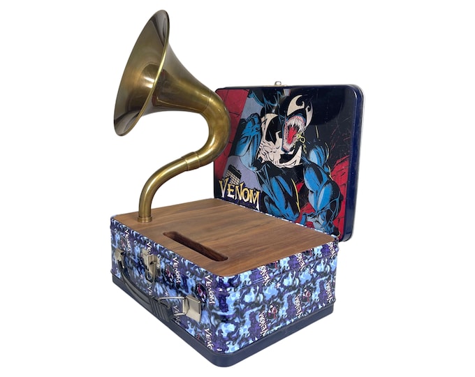 2018 Venom LunchBox Phone Amplifier, Acoustic iPhone Speaker, Lunch Box Speaker S17