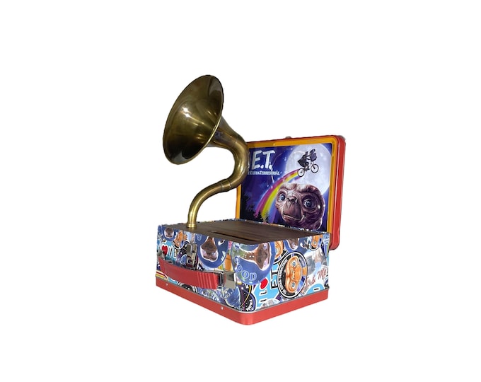 2020 E.T. LunchBox Phone Amplifier, Acoustic iPhone Speaker, Lunch Box Speaker S12