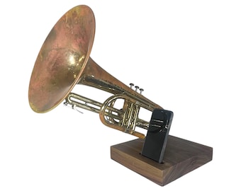 Mellophone Phone Amplifier, Acoustic iPhone Speaker