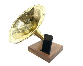 Reproduction Phonograph Speaker, Acoustic Speaker, iPhone Speaker, Phone Speaker, iPhone Amplifier