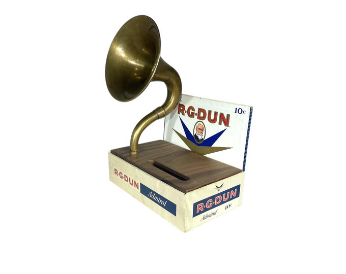 R. G. Dun Cigar Box Phone Amplifier, Acoustic iPhone Speaker S16