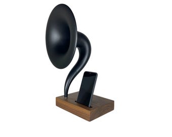 Reproduction Gramophone Phone Speaker, Acoustic Phone Amplifier