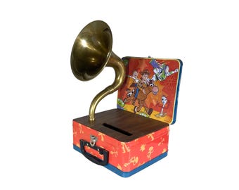 Amplificador de teléfono LunchBox de Toy Story 2019, altavoz acústico para iPhone, altavoz LunchBox S3