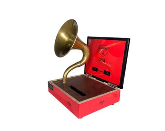 Camacho Cigar Box Phone Amplifier, Acoustic iPhone Speaker S16