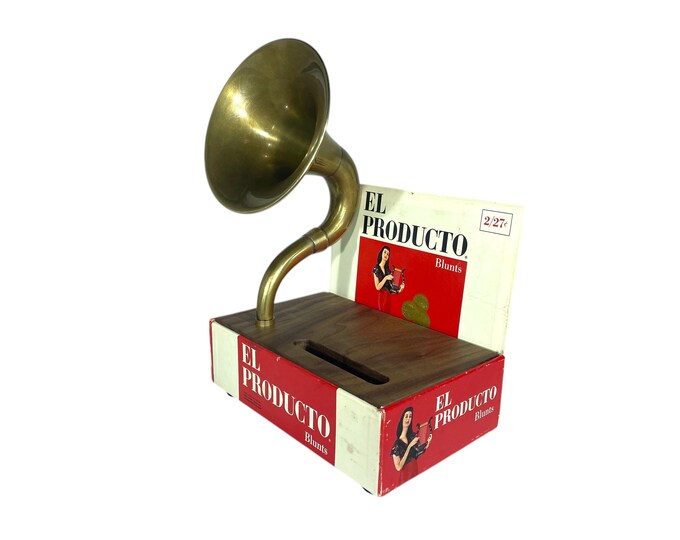 El Producto Cigar Box Phone Amplifier, Acoustic iPhone Speaker S14