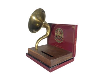 El Pulpo Cigar Box Phone Amplifier, Acoustic iPhone Speaker S14