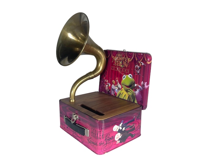 2003 Muppets LunchBox Phone Amplifier, Acoustic iPhone Speaker, Lunch Box Speaker S6