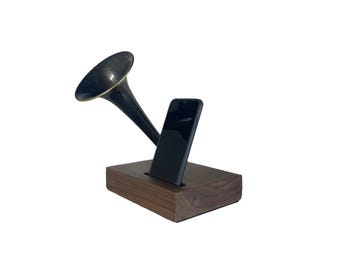 Trumpet Phone Amplifier, Acoustic iPhone Speaker
