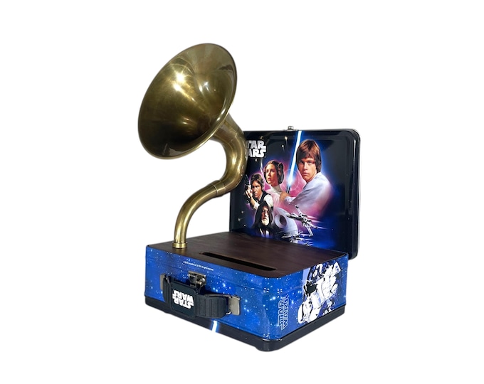 2010 Star Wars LunchBox Phone Amplifier, Acoustic iPhone Speaker, Lunch Box Speaker S13