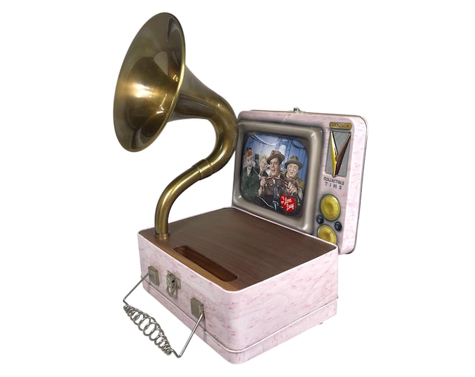 2001 I Love Lucy LunchBox Phone Amplifier, Acoustic iPhone Speaker, Lunch Box Speaker S15