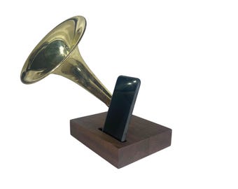 Trombone Phone Amplifier, Acoustic iPhone Speaker
