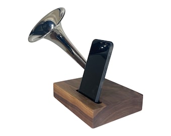 Trumpet Phone Amplifier, Acoustic iPhone Speaker