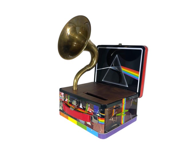 2023 Pink Floyd LunchBox Phone Amplifier, Acoustic iPhone Speaker, Lunch Box Speaker S13
