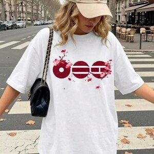 Arirang Floral Kpop Shirt | Retro Korean Folk Graphic Top | Hallyu Fan Tee