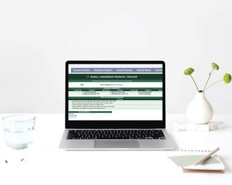Rural Landowner Financial Tracker | Farm Income & Expense Spreadsheet Excel