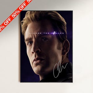 Chris evans signed - Etsy 日本