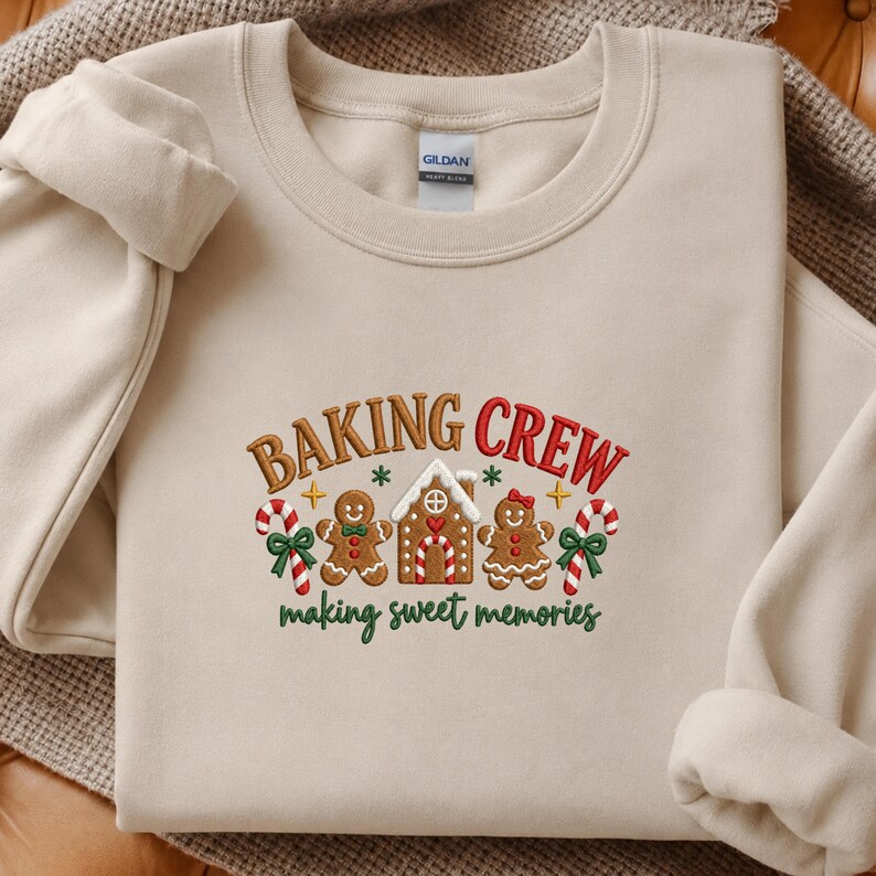 Christmas Baking Crew Sweet Memories Machine Embroidery File ...