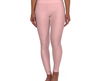 Angel script lettering leggings | High Waisted Yoga Leggings