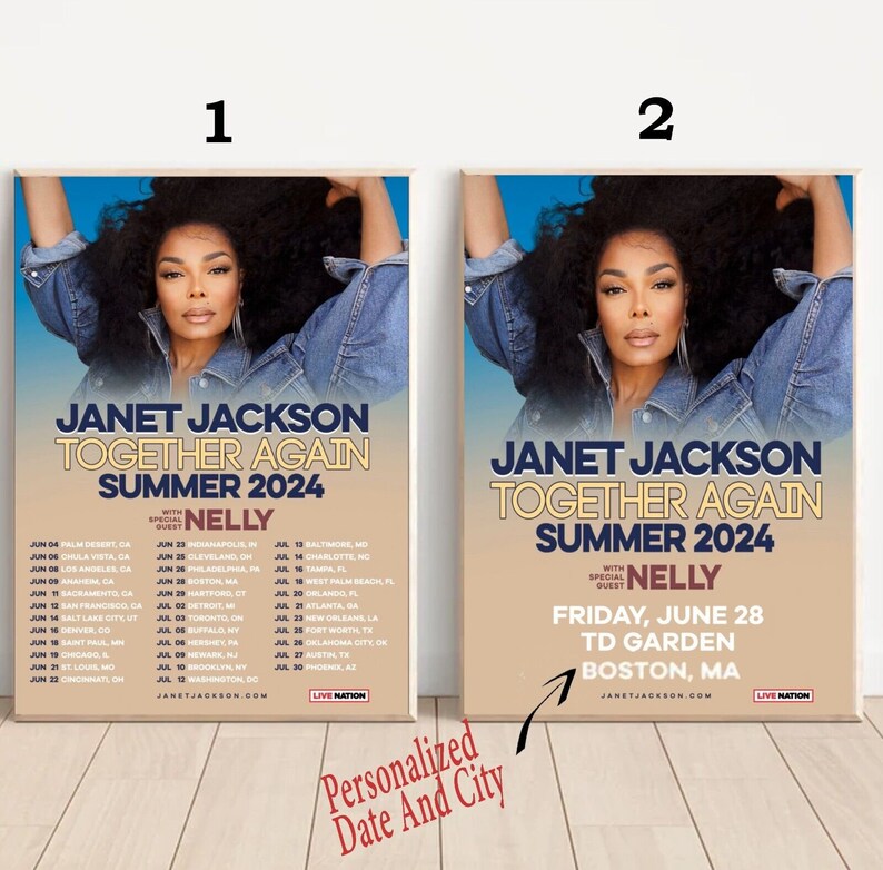 Custom Jackson 2024 Together Again Spring and Summer 2024 Tour