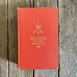 Vintage The Three Musketeers Book by Alexandre Dumas