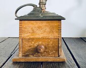 Antique Hand Cranked Coffee Grinder Mill
