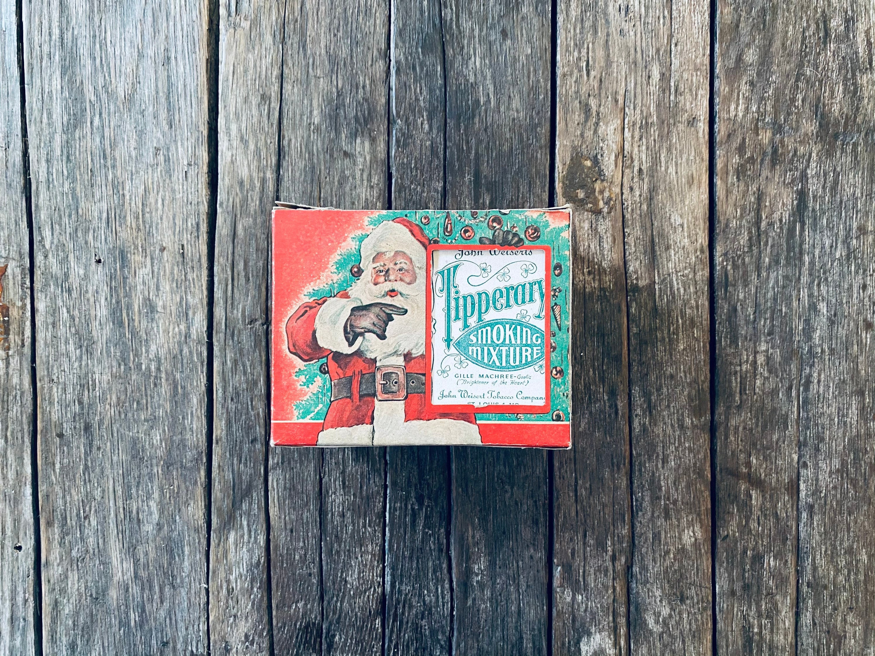 Vintage John Weisert's Tipperary Tobacco Holiday Box With Inserts