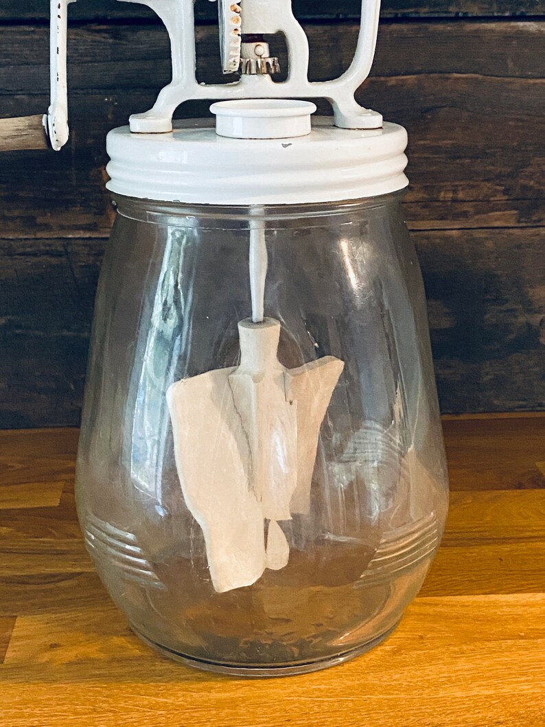 Antique Dazey Corporation No 4 Butter Churn With Tulip Base Etsy