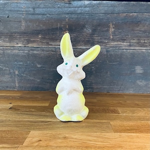 Vintage Paper Mache Easter Bunny Candy Container