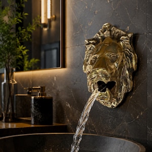 Lion head fountain - Etsy 日本