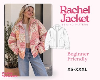 Jacket Sewing Pattern for Women | Coat Pattern | Sewing Patterns | Women Sewing Pattern Patchwork | Beginner Jacket, Quilted Jacket