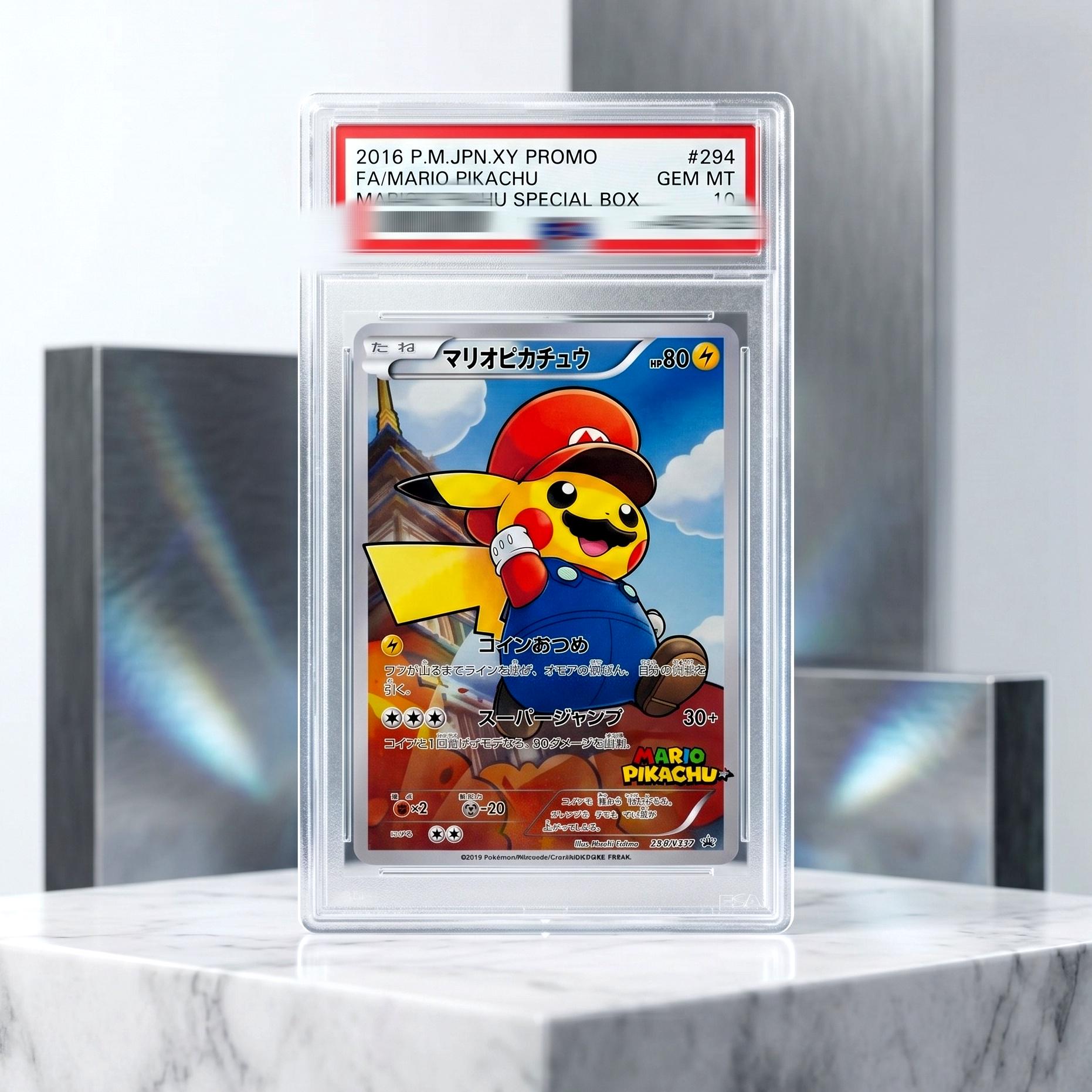 Mario pikachu card - Etsy 日本