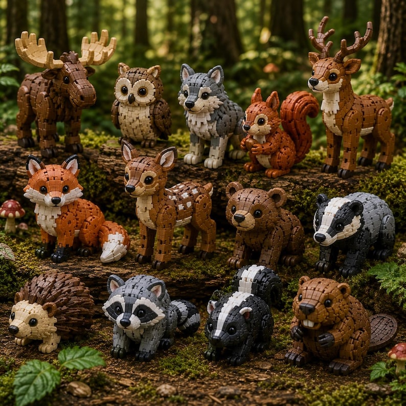 500+ Flexi Fidget Toys STL-paket | Ledade 3D-utskriftsleksaker | Sensoriska modeller | Skriv ut på plats STL-filer | 3D-utskrift | Direktnedladdning bild 11