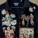 Top Rockabilly Pin-Up - Motif Léopard, Crâne Et Marin - Taille S - Style Psychobilly