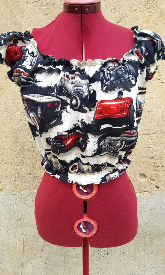 Top Gypsy Rockabilly Psychobilly Punk Sugar Skulls Calaveras Etsy Top Gypsy Rockabilly Psychobilly Punk Sugar Skulls Calaveras Etsy