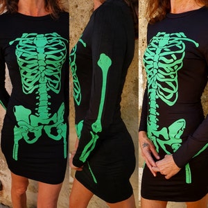 Kleid schwarz Spinnennetz Spinnennetz Halloween Leopard Zebra Psychobilly Punk Rockabilly Horror Goth Spinnennetz Schädel Skelett Tartan Rock Halloween