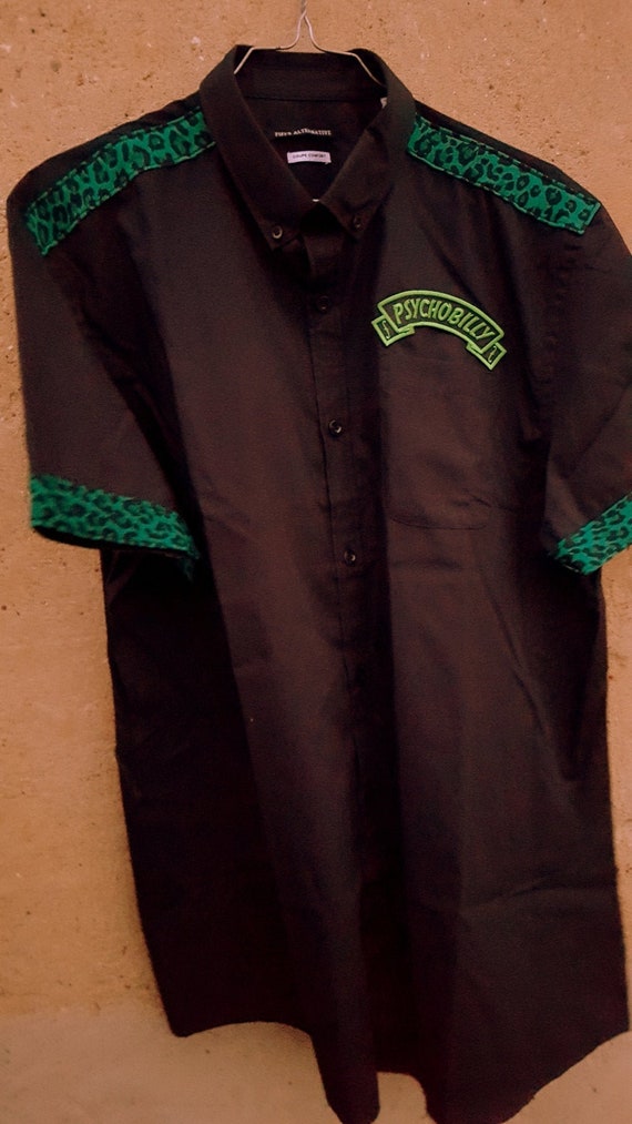 Men's Work Shirt Rockabilly Psychobilly 