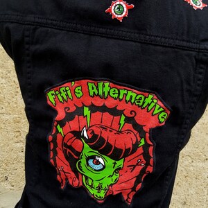 Cardigan Gilet Psychobilly Léopard Skull Rockabilly - Taille 38 Neuve Avec étiquettes