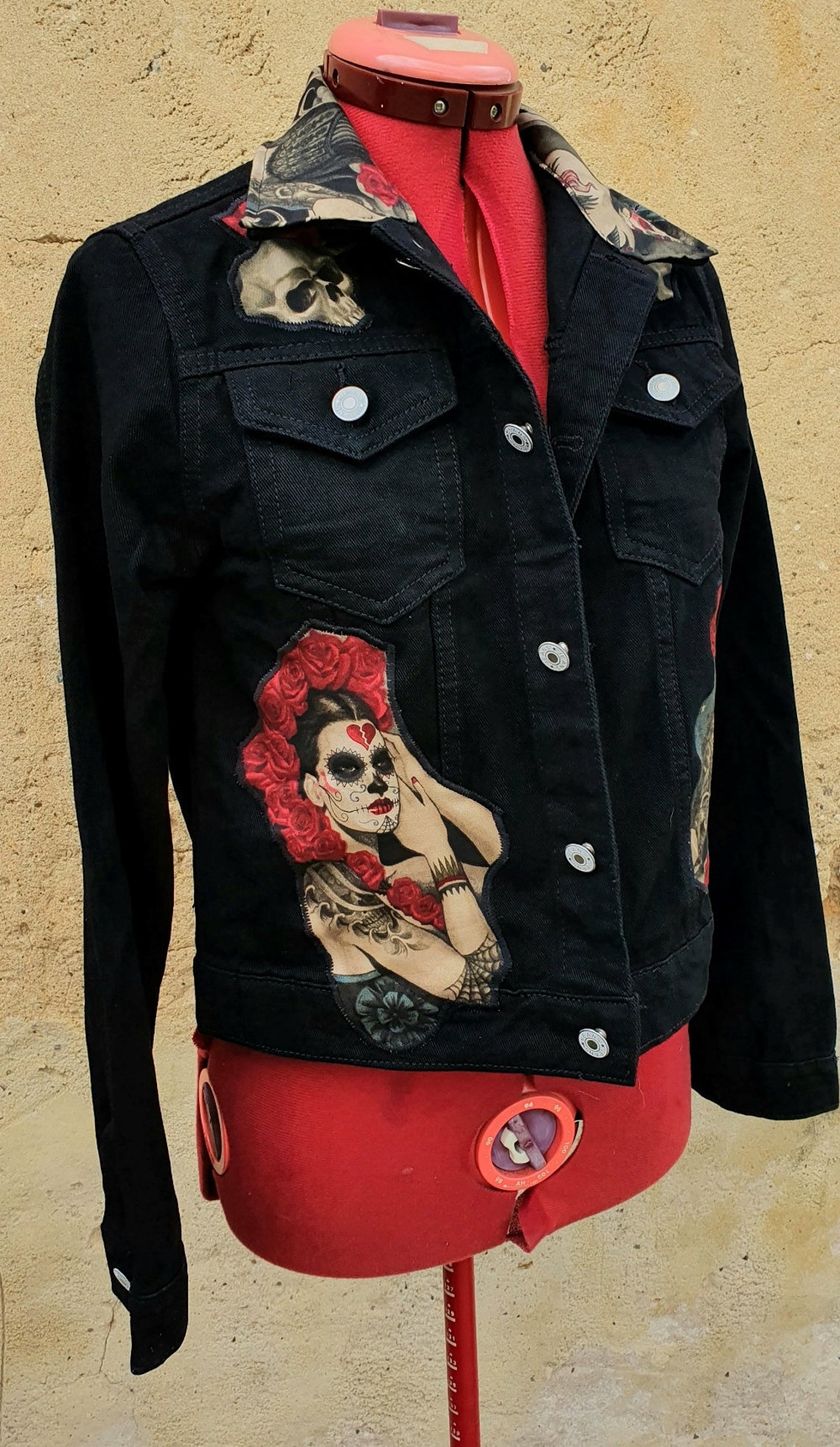 Jacket Psychobilly Punk Zombie Monster Frankenstein Zébré - Etsy